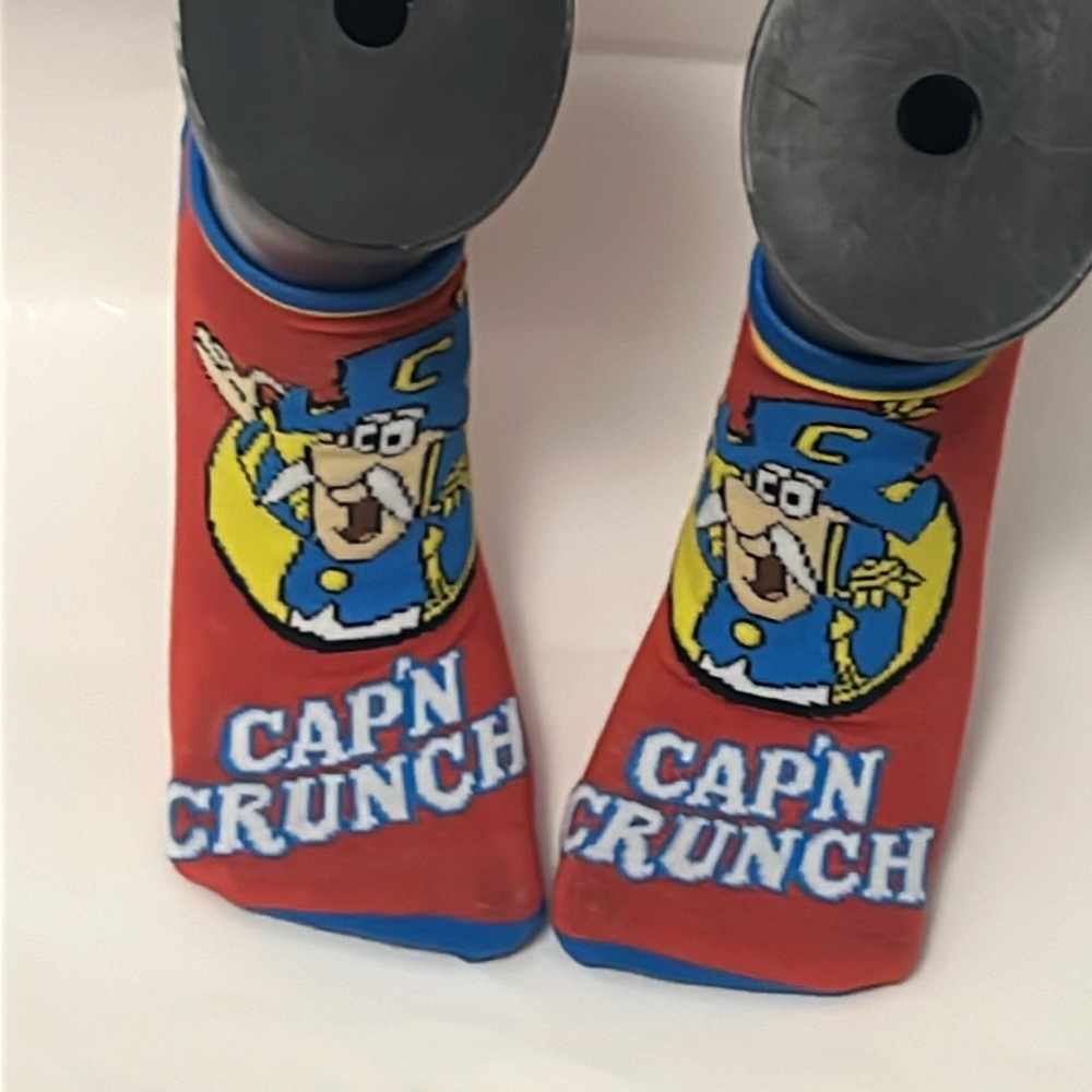 Cap’n Crunch Novelty Socks Unisex NWT